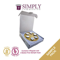 Sample Pack Simply Communion Cups - Pack of 6 - Ships free Communion Cups