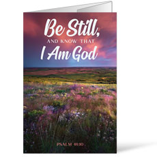 Be Still Psalm 46:10 