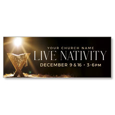 Live Nativity Manger 