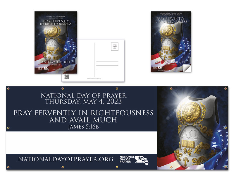 Kits, National Day of Prayer 2023 Outdoor Event Theme Promotional Kits
