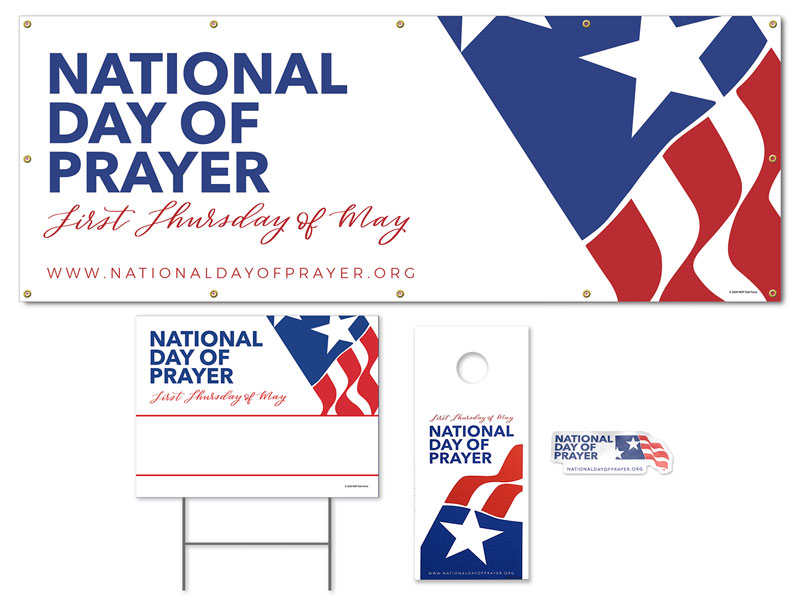 Kits, National Day of Prayer 2023 Outdoor Event NDP Logo Promotional Kits