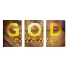 God With Us Manger Triptych 