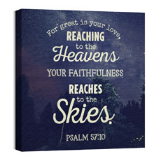 Skies Psalm 57:10 