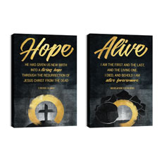 Hope Is Alive Gold Pair 