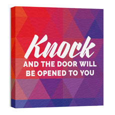 Geometric Bold Knock 