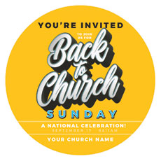 Back to Church Sunday Celebration 