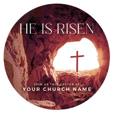 He Is Risen Tomb Cross 