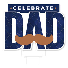 Celebrate Dad Mustache 