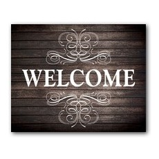 Rustic Charm Welcome 