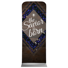 Savior Born Stained Glass 