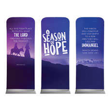 A Season Of Hope Purple Triptych 