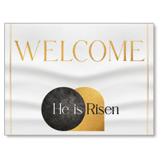 He Is Risen Gold 