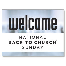 Back to Church Welcomes You 