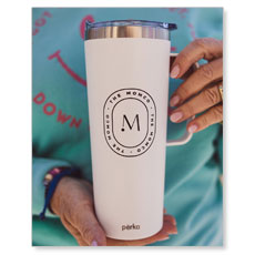 MomCo Stainless Steel Tumbler White 