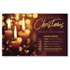 Celebrate Christmas Candles 