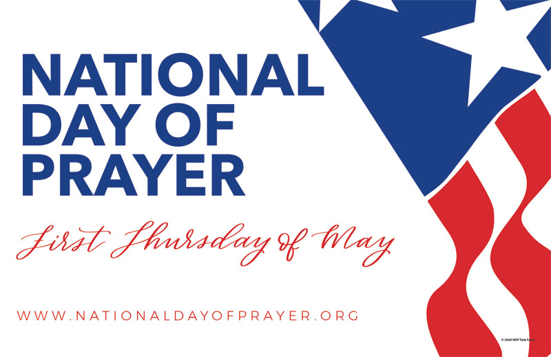 Church Postcards, National Day of Prayer, National Day of Prayer Logo, 5.5 X 8.5