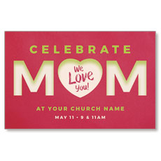 Celebrate Mom Heart 