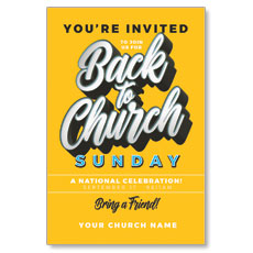 Back to Church Sunday Celebration 