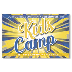 Kids Camp Comic Burst 