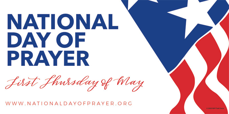 Church Postcards, National Day of Prayer, National Day of Prayer Logo, 5.5 x 11