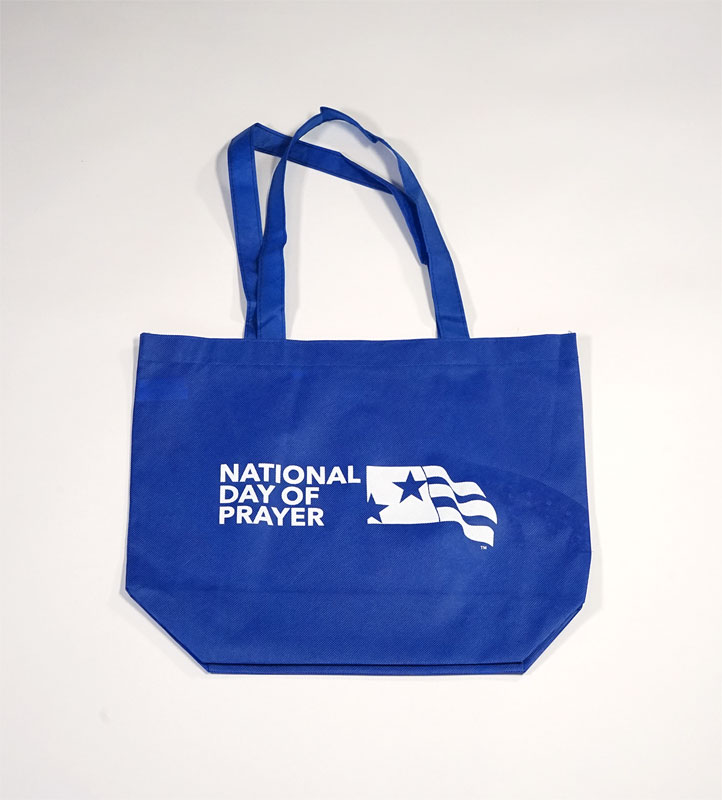 Accessories, National Day of Prayer, National Day of Prayer Tote Bag - Blue
