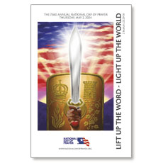 National Day of Prayer 2024 Theme Postcard - 50 Pack 