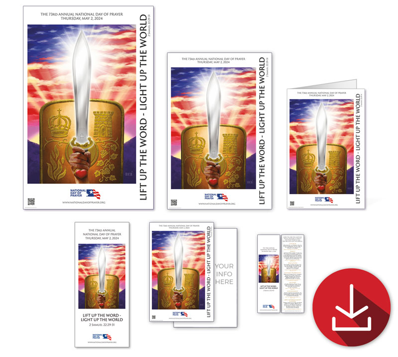 Design Downloads, National Day of Prayer, National Day of Prayer 2024 Theme Art Download Kit