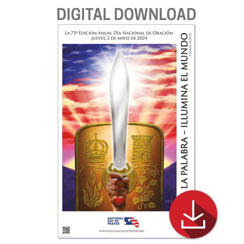 Design Downloads, National Day of Prayer, National Day of Prayer 2024 Theme Large Poster Spanish Download