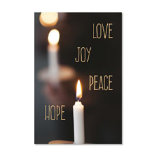 Candle Advent Words 