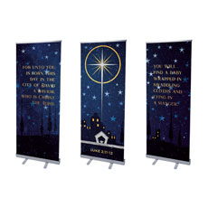 Bethlehem Christmas Star Triptych 