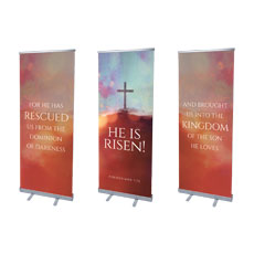 Watercolor Cross Triptych 