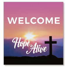 Hope Is Alive Sunrise Cross 