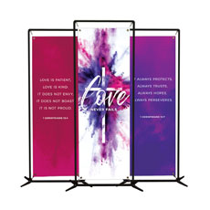 Love Never Fails Triptych 