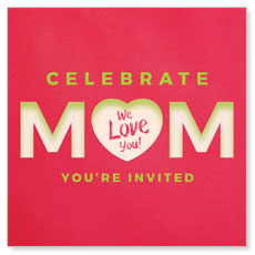 Celebrate Mom Heart 