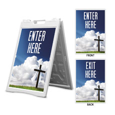 Easter Outside Enter Exit 