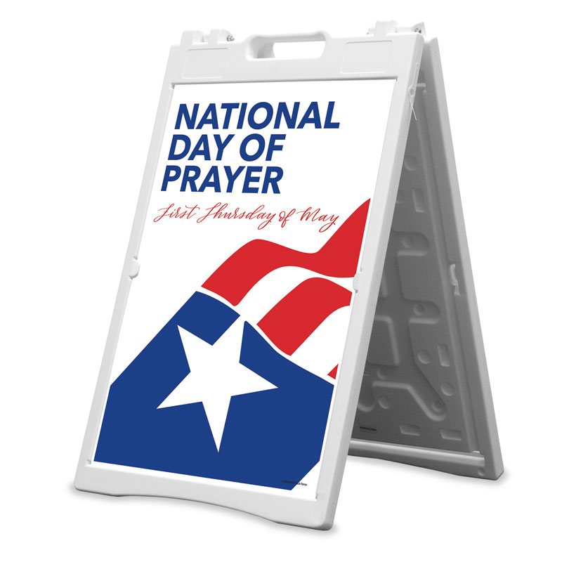 Banners, National Day of Prayer, National Day of Prayer Logo, 2' x 3'