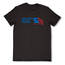 NEW! National Day of Prayer Adult Logo T-Shirt 