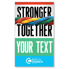 BTCS Stronger Together Your Text 