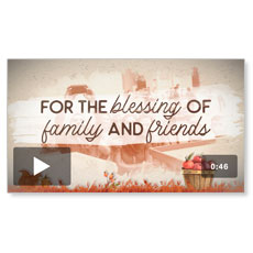 A Thanksgiving Prayer: Mini-Movie 