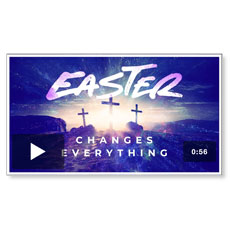 Easter Changes Everything Crosses Bumper 