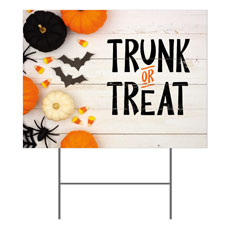 Trunk or Treat White Wood 