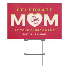 Celebrate Mom Heart 